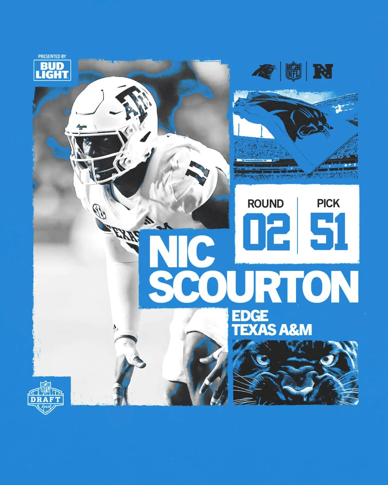Carolina Panthers Sign Nic Scourton In 2025 NFL Draft Carolina Panthers Sign Dan Skipper To Bolster Defense In 2024 NFL Draft
