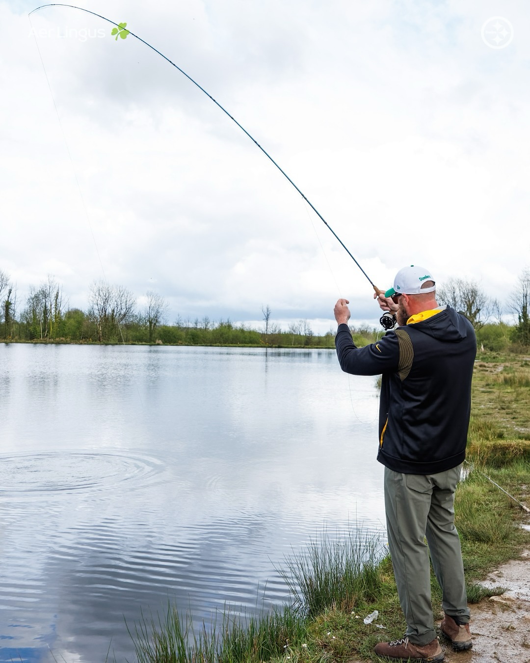 Former Steelers Star Brett Keisel Goes Fishing In Ireland Ahead Of NFL Game Former Steelers Star Brett Keisel Goes Fishing In Ireland Ahead Of NFL Game At Croke Park