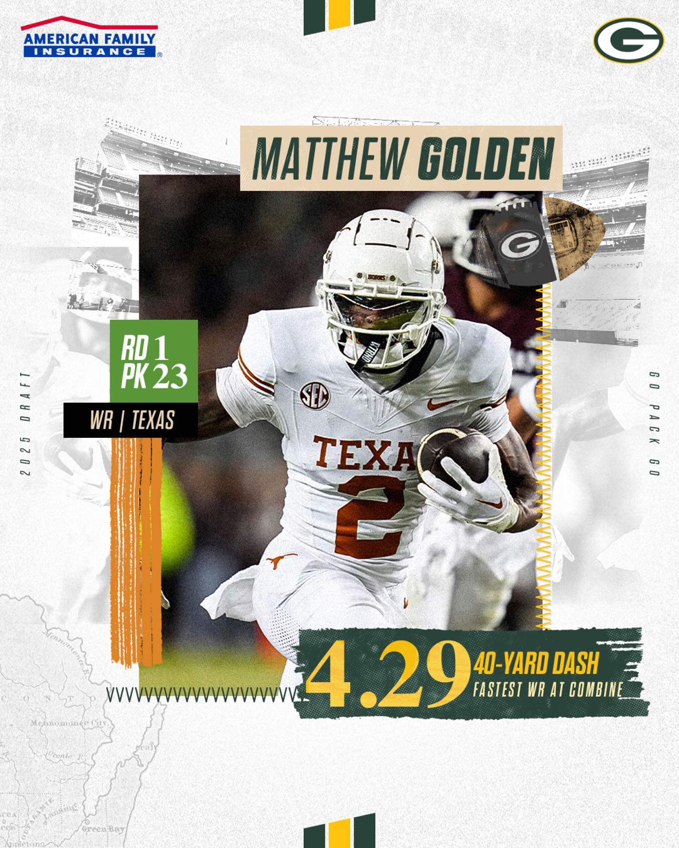 Green Bay Packers Celebrate First-Round NFL Draft Pick With ‘Stamp It’ Declaration Green Bay Packers Celebrate First-Round NFL Draft Pick With 'Stamp It' Declaration