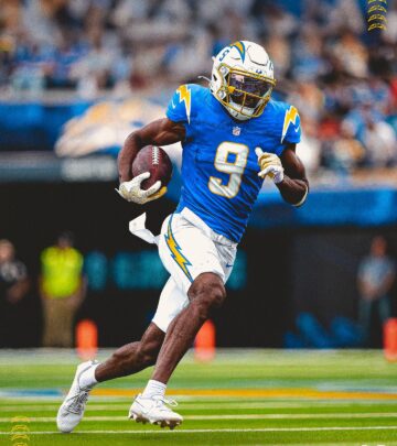 Los Angeles Chargers Showcase Iconic Powder Blue Uniforms In New Photo Series