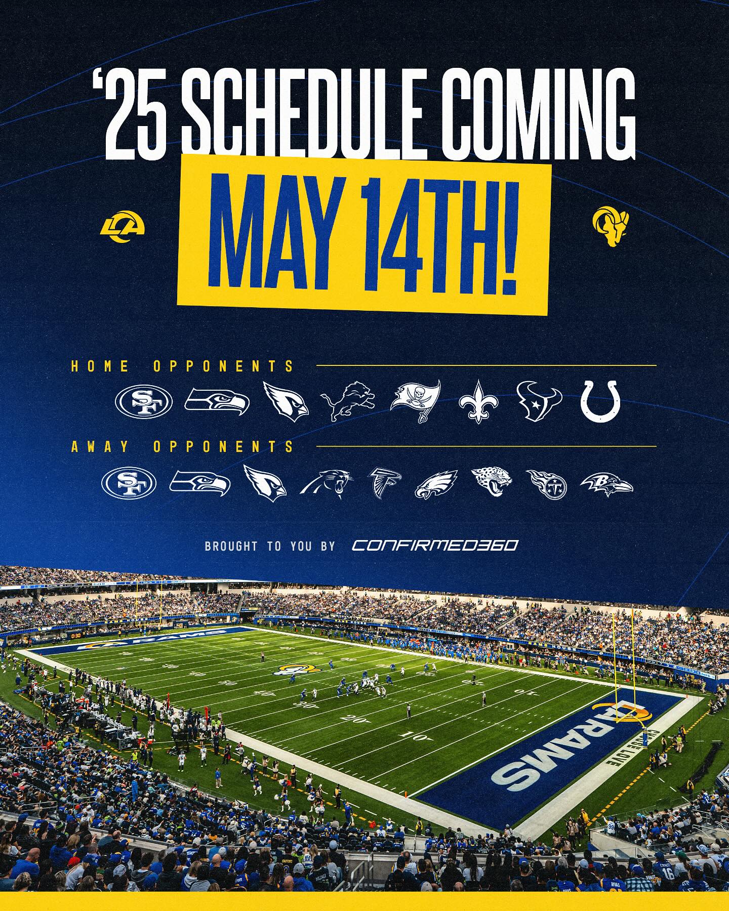 Los Angeles Rams Announce Ticket Sales For Upcoming Events – Fans Urged To Mark Calendars Los Angeles Rams Announce Ticket Sales For Upcoming Events - Fans Urged To Mark Calendars