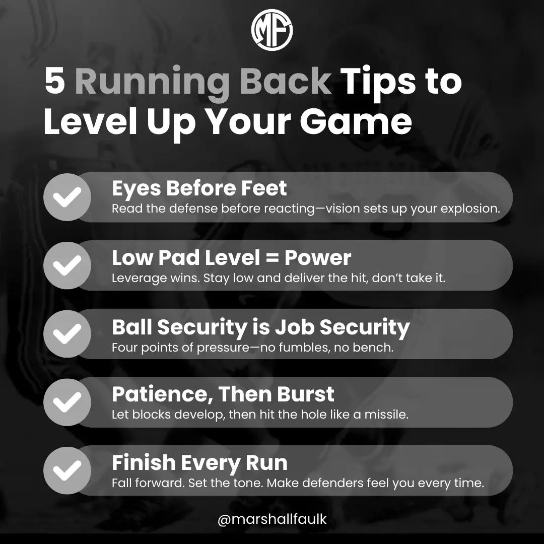 Marshall Faulk Shares 5 Game-Changing Tips For Running Backs To Elevate Their Performance Marshall Faulk Shares 5 Game-Changing Tips For Running Backs To Elevate Their Performance
