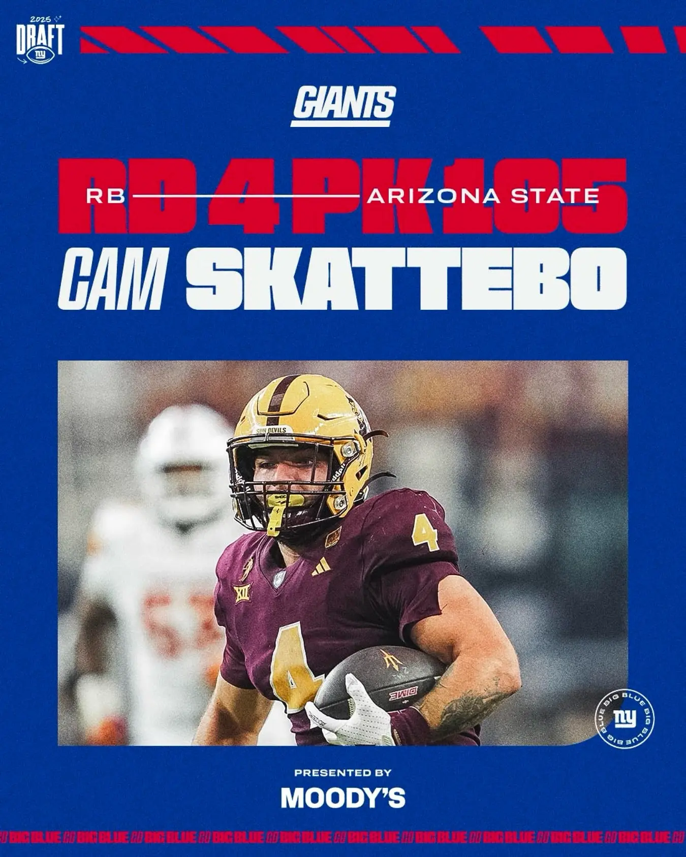 Giants bolster roster with exciting new talent as NFL Draft excitement continues at MetLife.