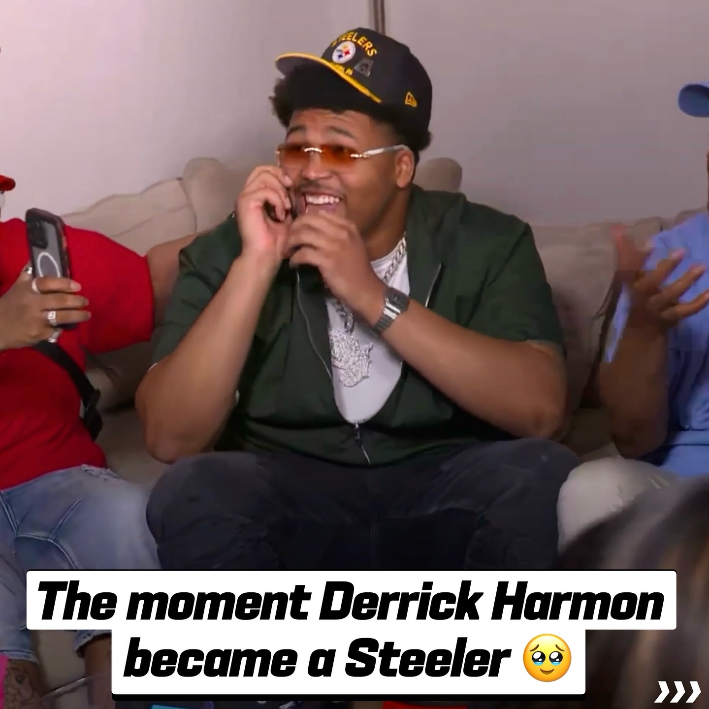 Pittsburgh Steelers Share Emotional Journey Of Derrick Harmon’s Draft Selection Pittsburgh Steelers Share Emotional Journey Of Derrick Harmon's Draft Selection