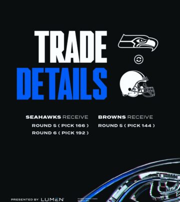 Seahawks Complete Third Trade Of NFL Draft Day With Cleveland Browns