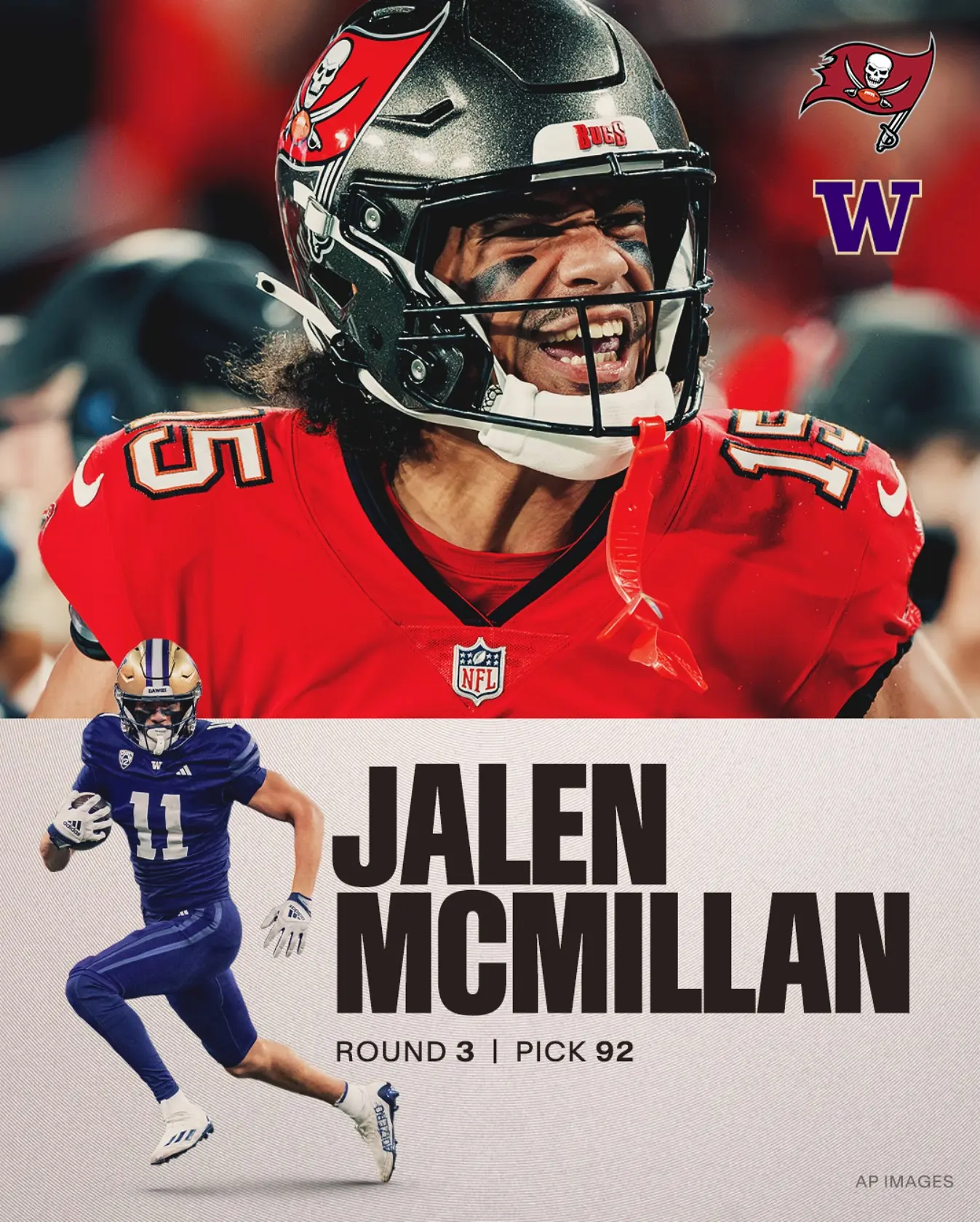 NFL team shares throwback post honoring the young wide receiver's first year with the squad