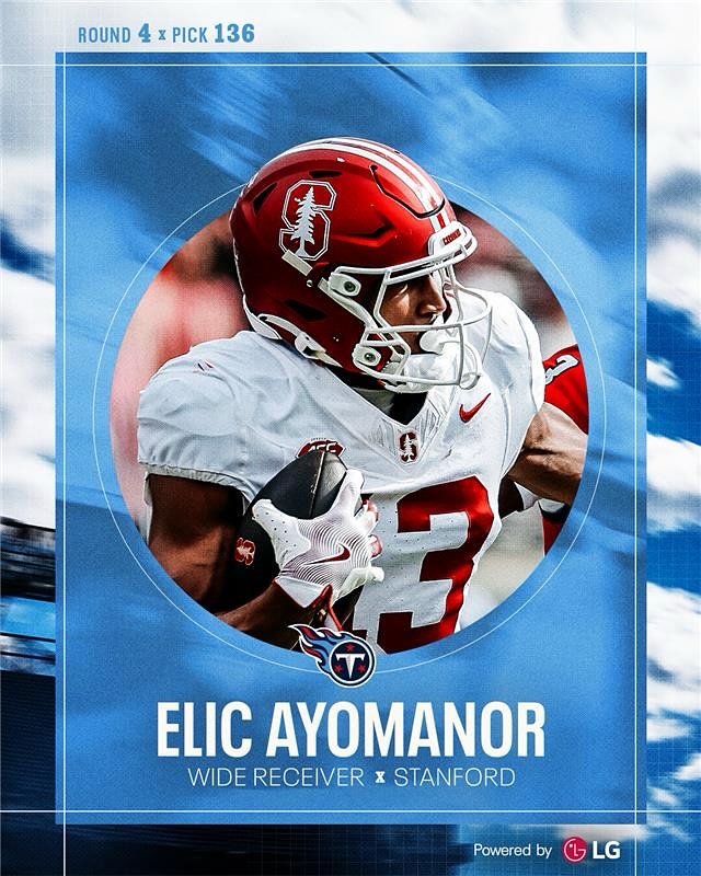 Tennessee Titans Welcome Elic Ayomanor To Nashville As New NFL Draft Pick Tennessee Titans Welcome Eli Cayo Manor To Nashville As New NFL Draft Pick