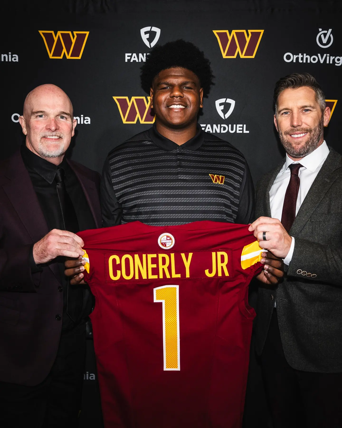 Washington Commanders Welcome Josh Conerly Jr. As First-Round NFL Draft Pick Washington Commanders Share Behind-The-Scenes Draft Day Excitement With Fans