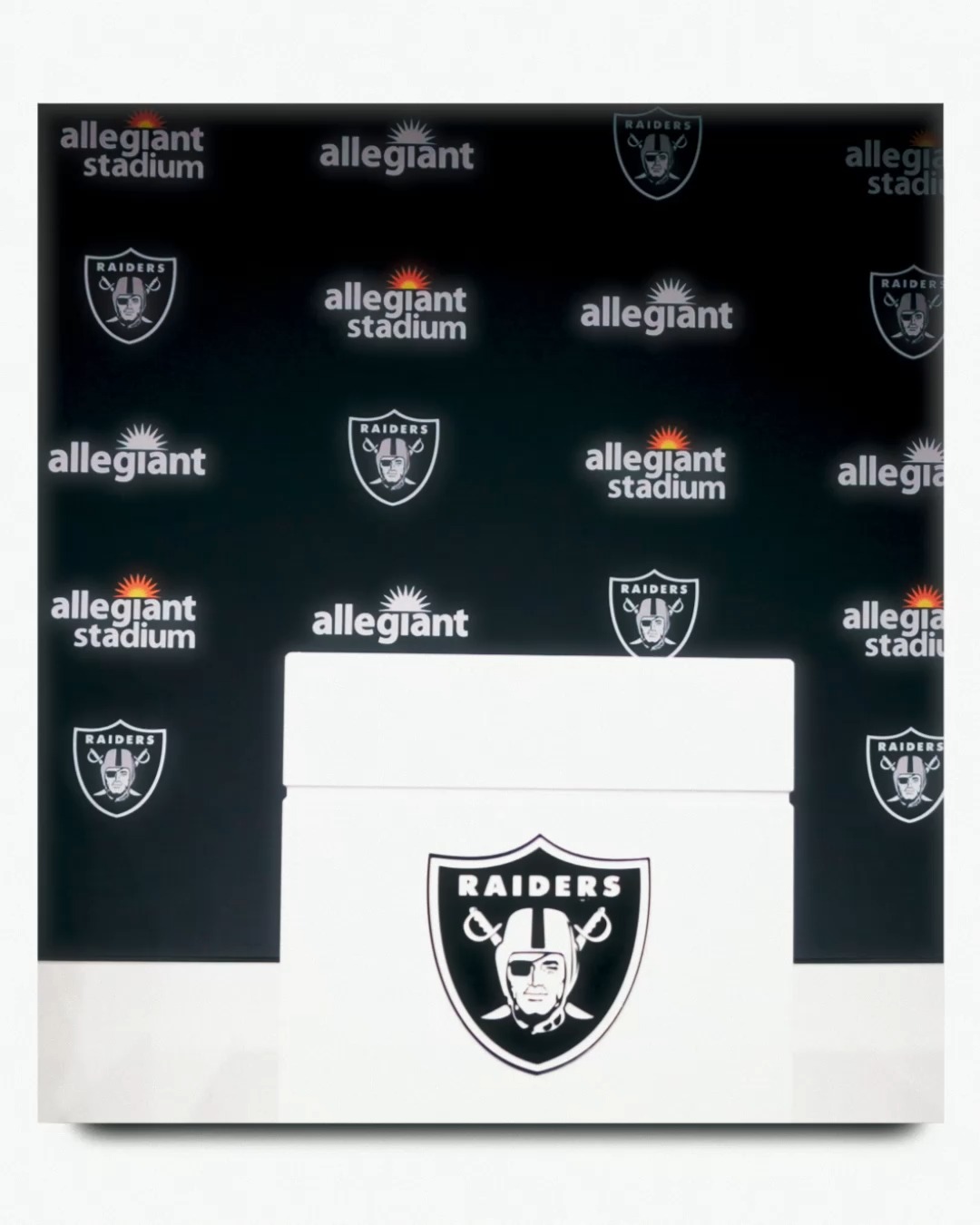 Ashton Spotted At Allegiant In RaiderNation Display