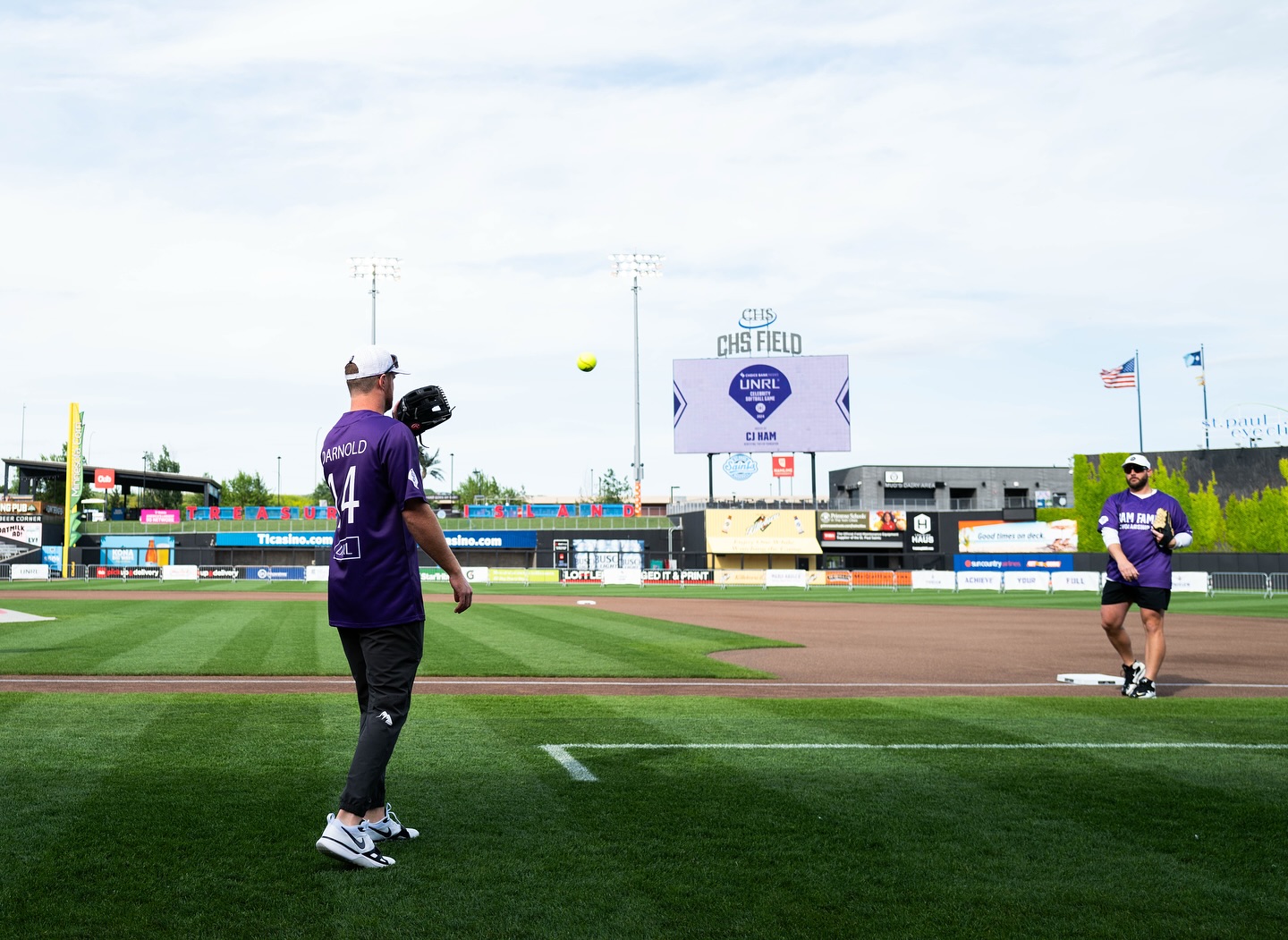CJ Ham Hosts Celebrity Softball Game