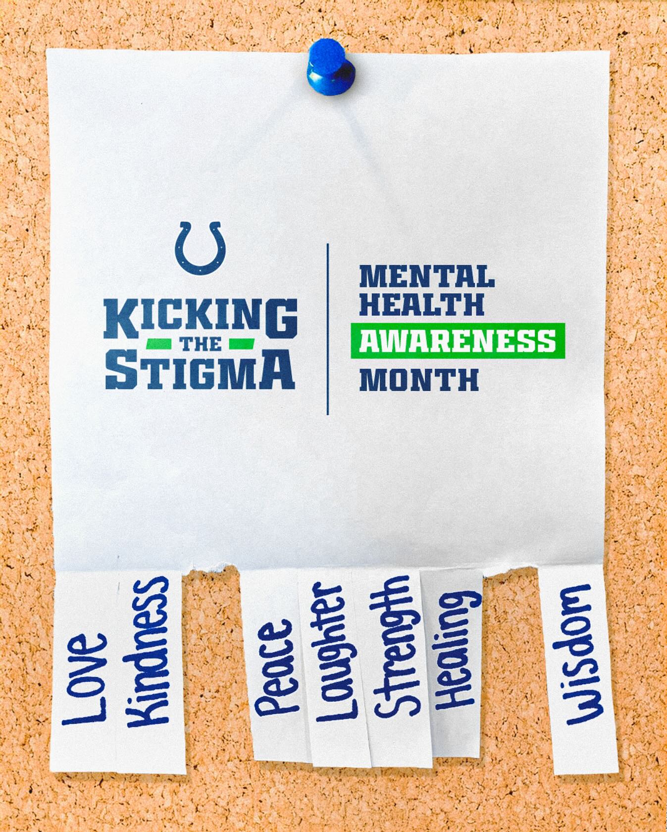 Colts Emphasize Mental Health Awareness The team urges self-care and wellbeing during Mental Health Awareness Month.