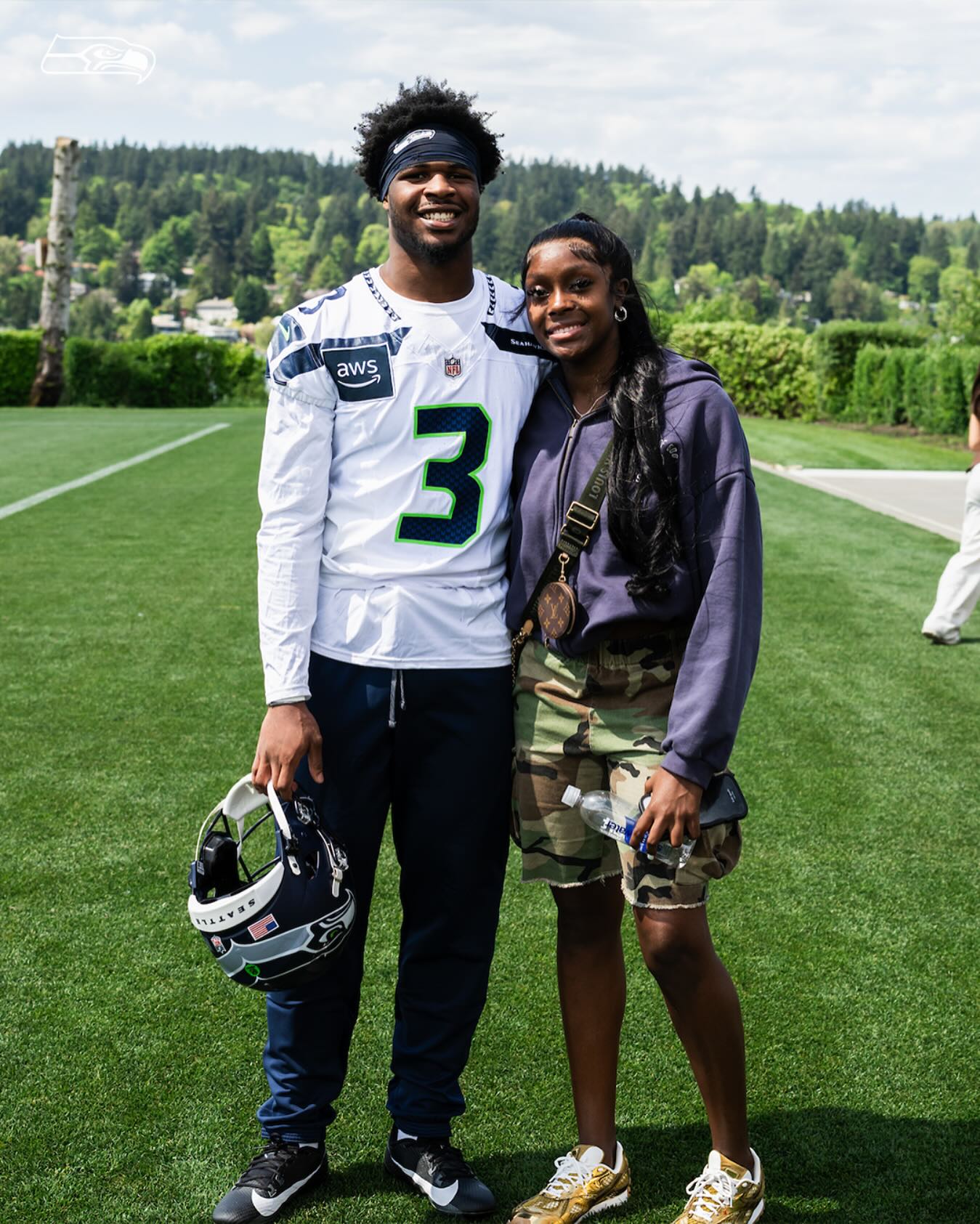 Couple Ballers Showcase Seahawks Spirit Athletes Exude Excellence As They Display Skill And Unity In Every Game, Inspiring Fans!!!
