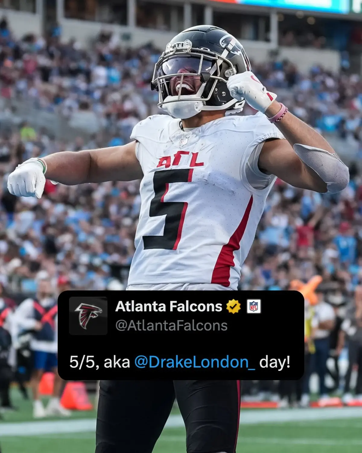 Drake Day Celebrations With Atlanta Falcons Falcons embrace Drake Day energy with vibrant visuals sparking fan excitement and pure joy.