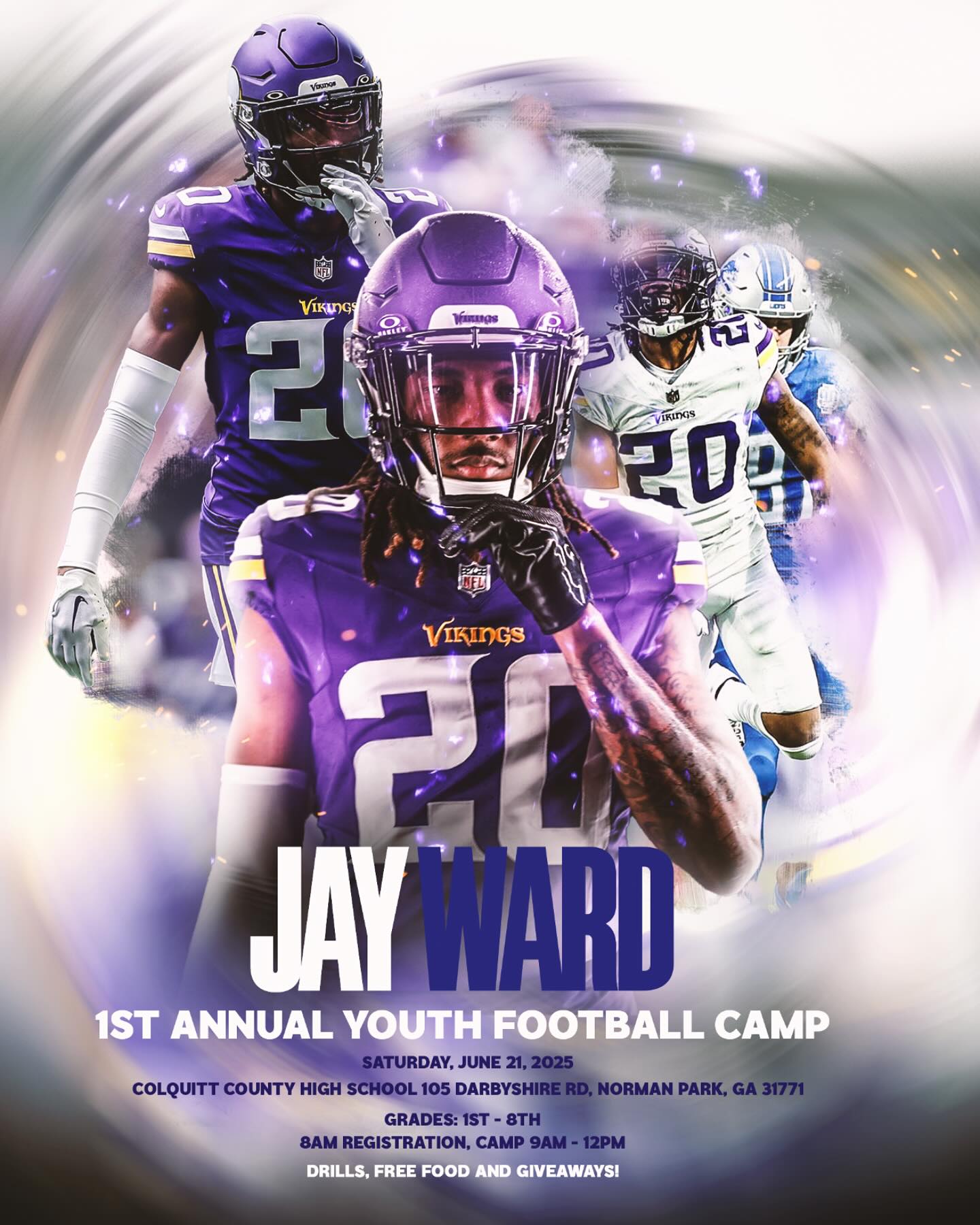 Jay Ward Launches First Annual Camp NFL star Jay Ward hosts a pioneering summer camp uniting mentorship, sports, and community.