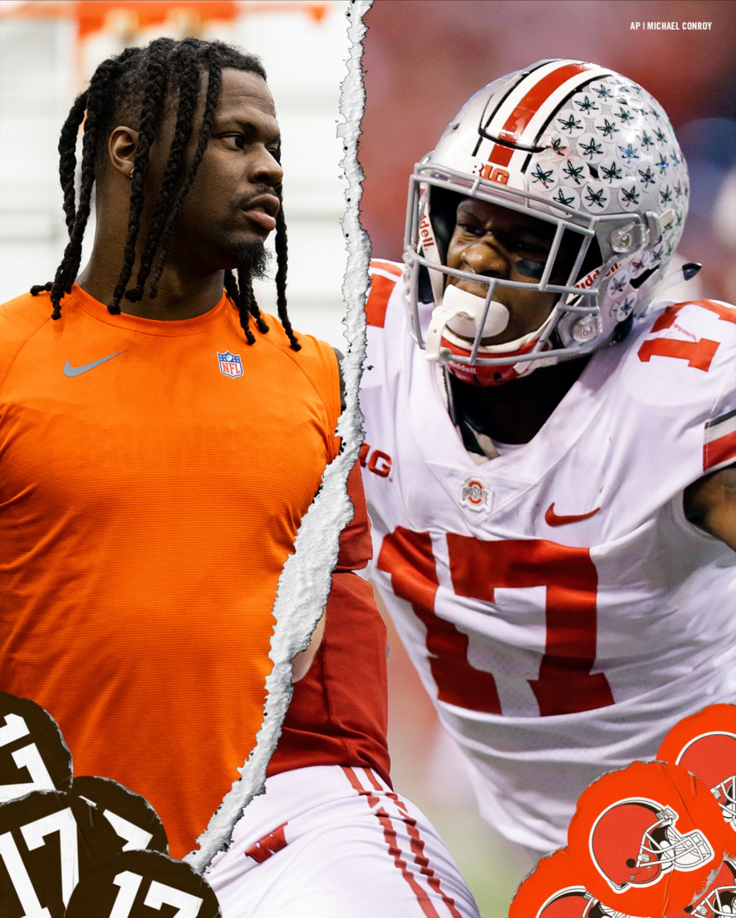 Jerome Revisits OSU Legacy With Number 17 Former OSU glory meets Cleveland Browns pride as Jerome dons #17 in nostalgic style today!