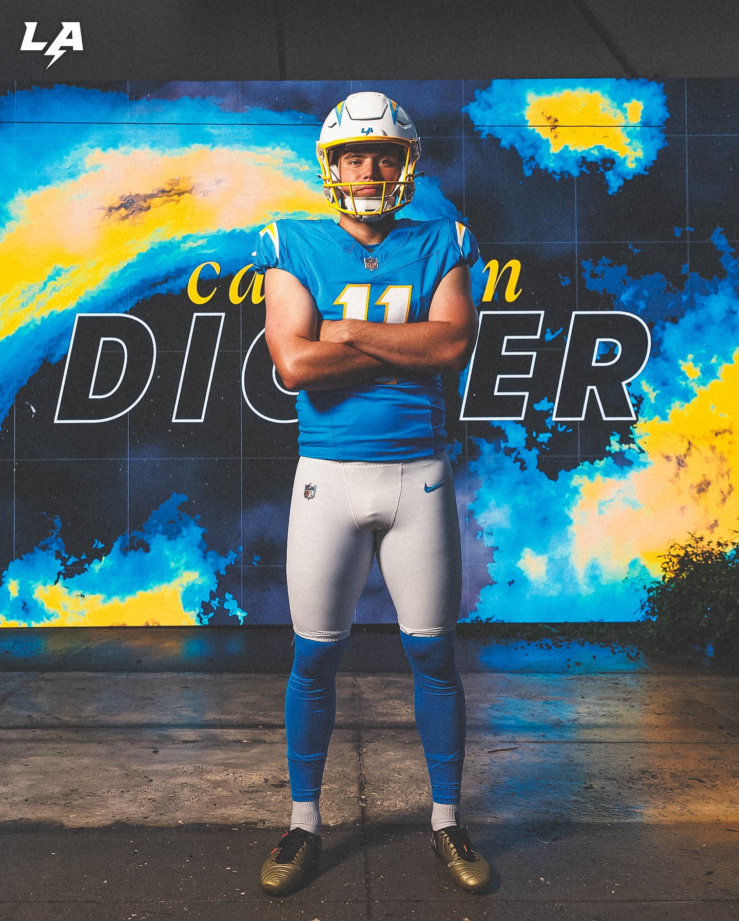 Kicker Dicker Celebrates Birthday With Chargers Cheers