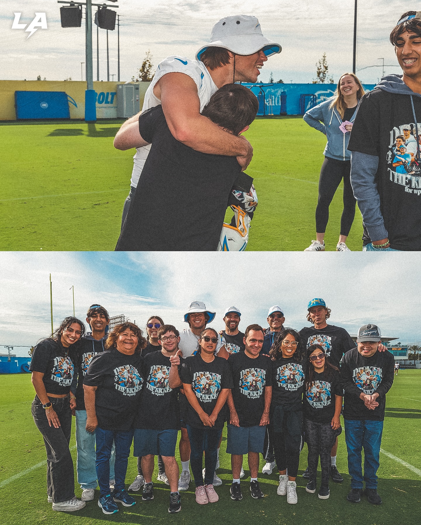 Kicker Dicker Celebrates Birthday With Chargers Cheers