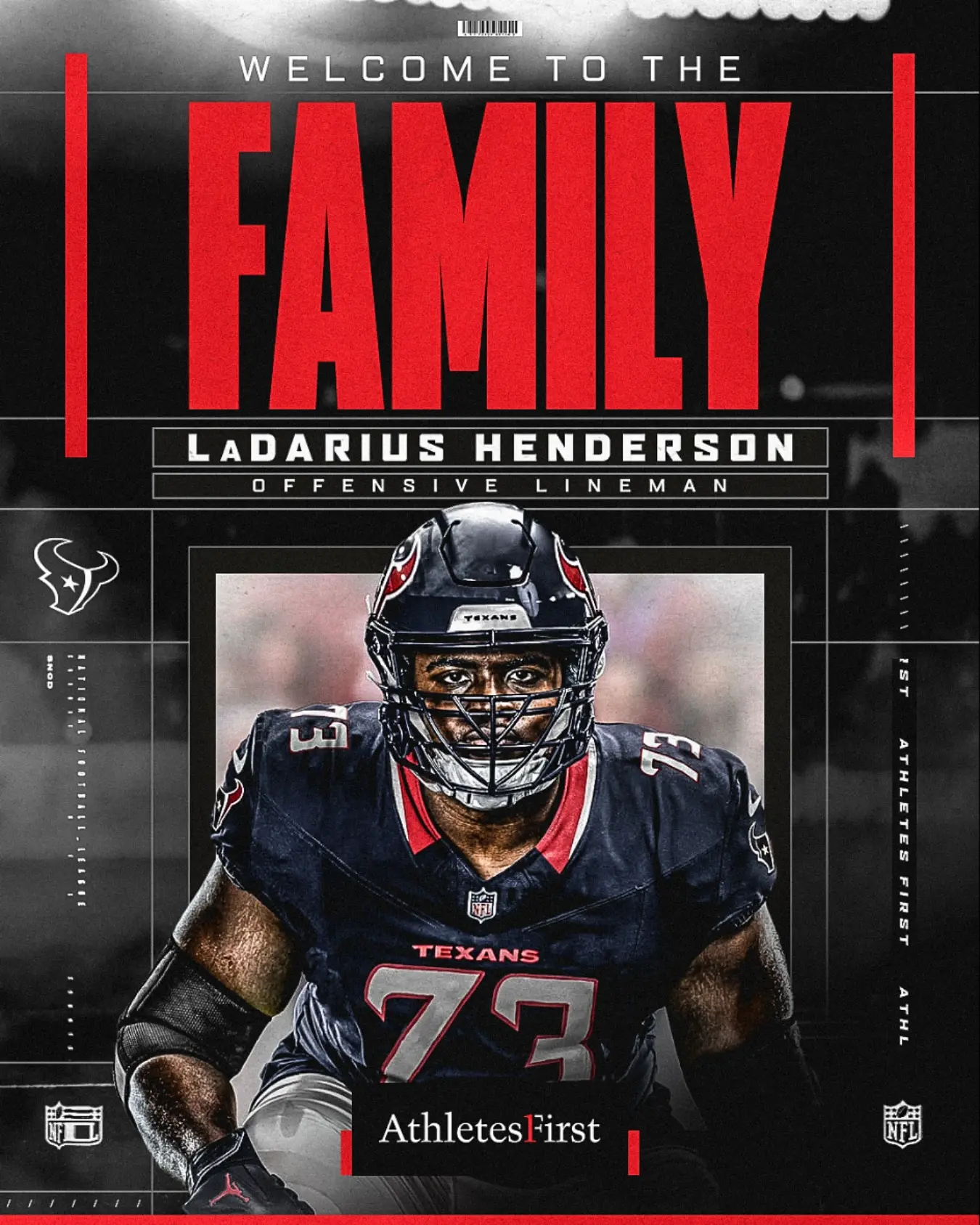 LaDarius Henderson Joins A1 Family Houston Texans' star LaDarius Henderson becomes the newest addition to A1 Family's success!