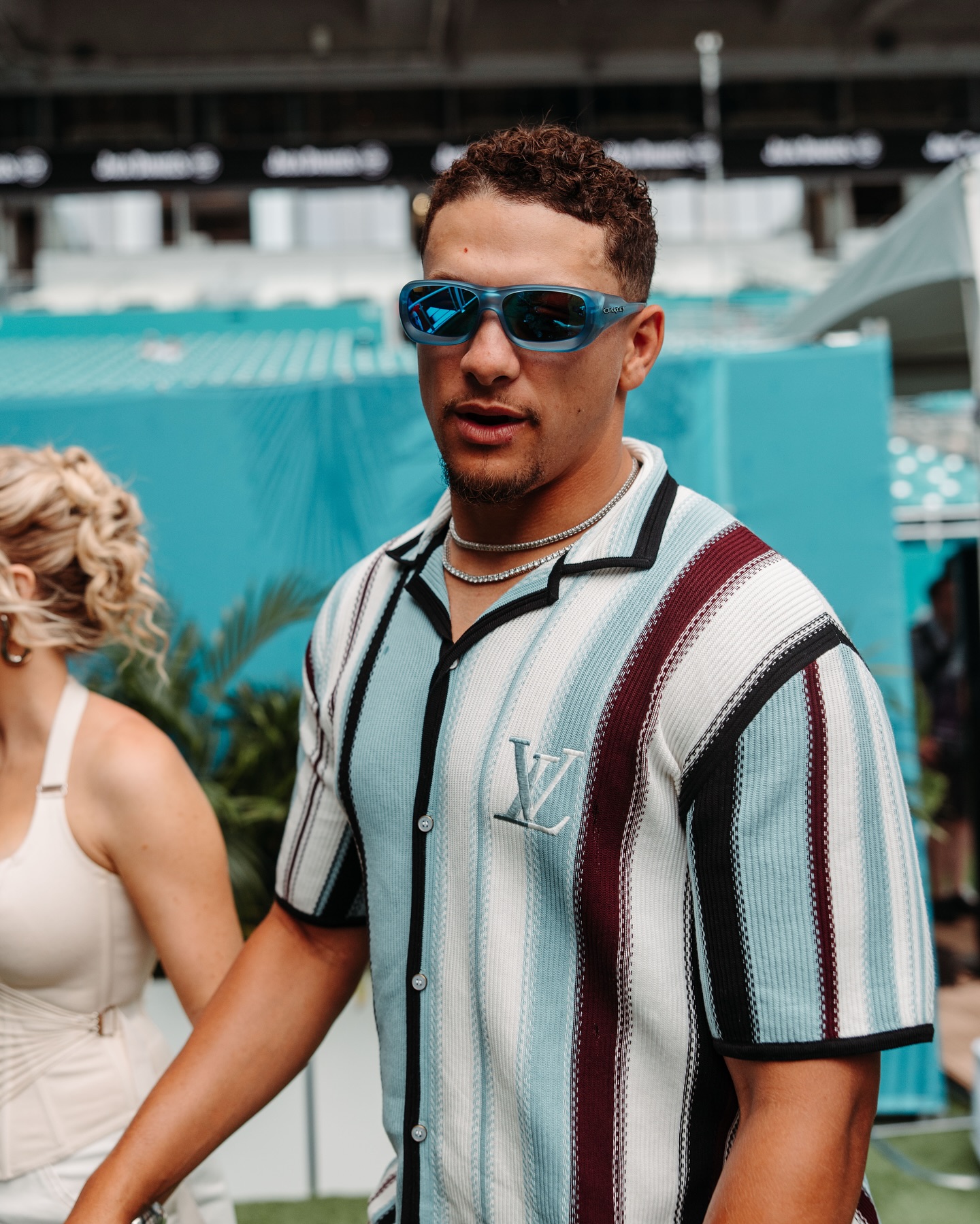 Mahomes Shines at Miami GP NFL star Patrick Mahomes blends football vision and F1 flair at Miami GP energizing fans!!