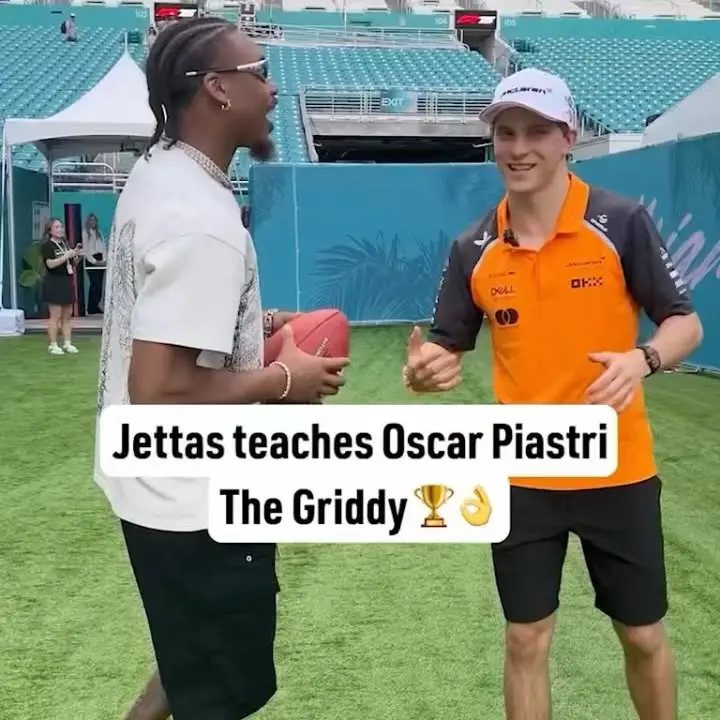 Oscar Piastri Celebrates F1 Miami Win With The Griddy