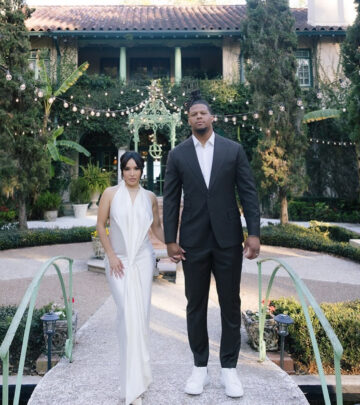Roy Robertson-Harris Celebrates Anniversary With His Wife
