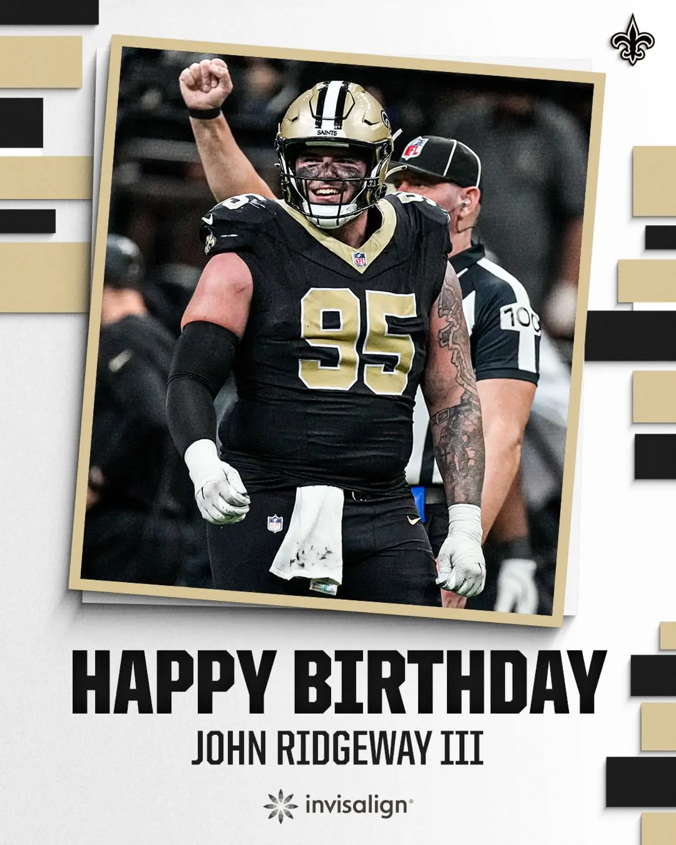 Saints Celebrate Birthday Tribute for @jr3_99 Saints mark @jr3_99’s birthday with a vibrant post that unites fans in pure festive joy!!
