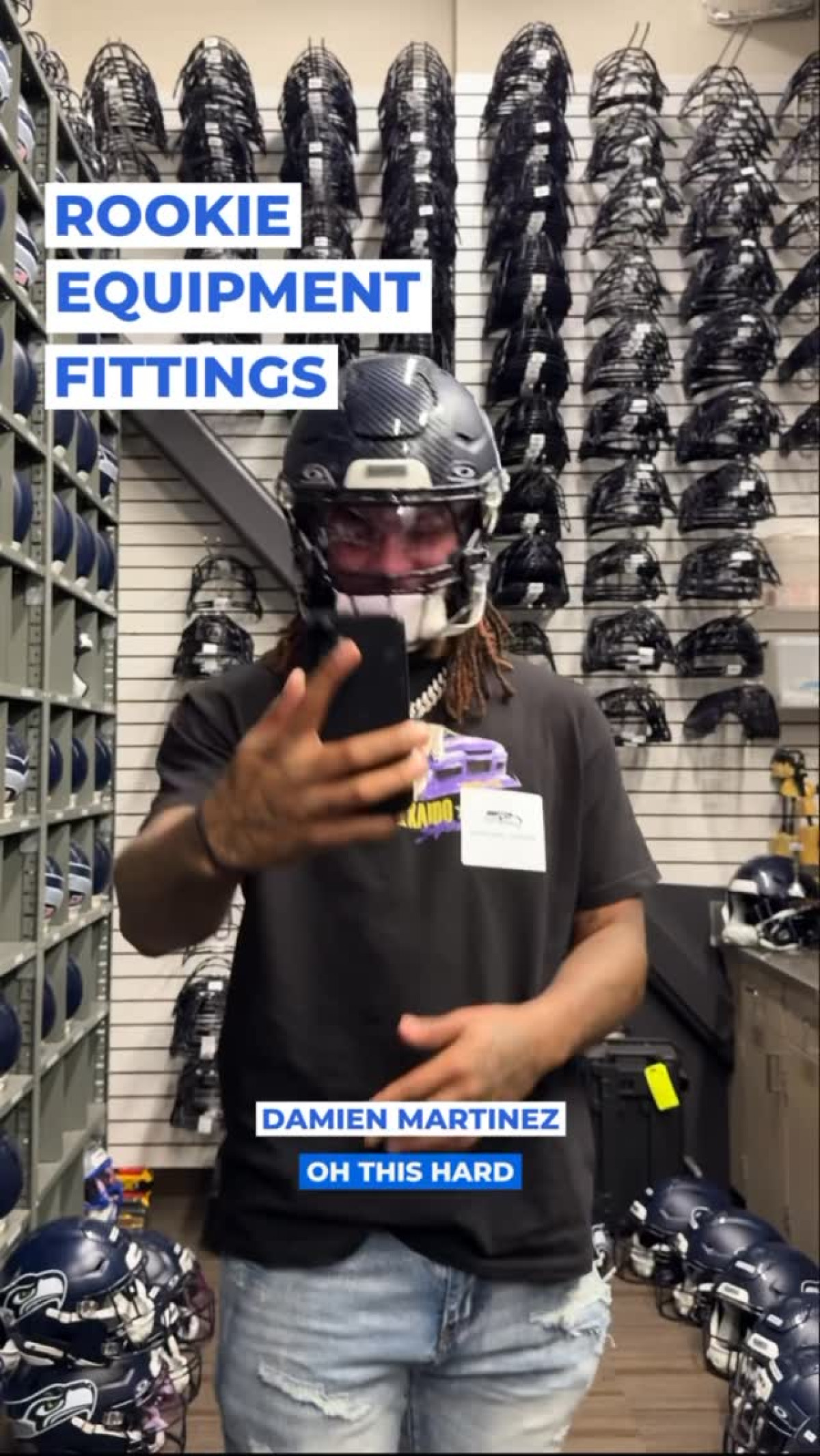 Seattle Seahawks reveal a glimpse of state-of-the-art gear and on-field readiness for 2023.