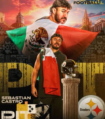 NFL Pro Sebastian Castro debuts with the Steelers, honoring his proud Mexican legacy!