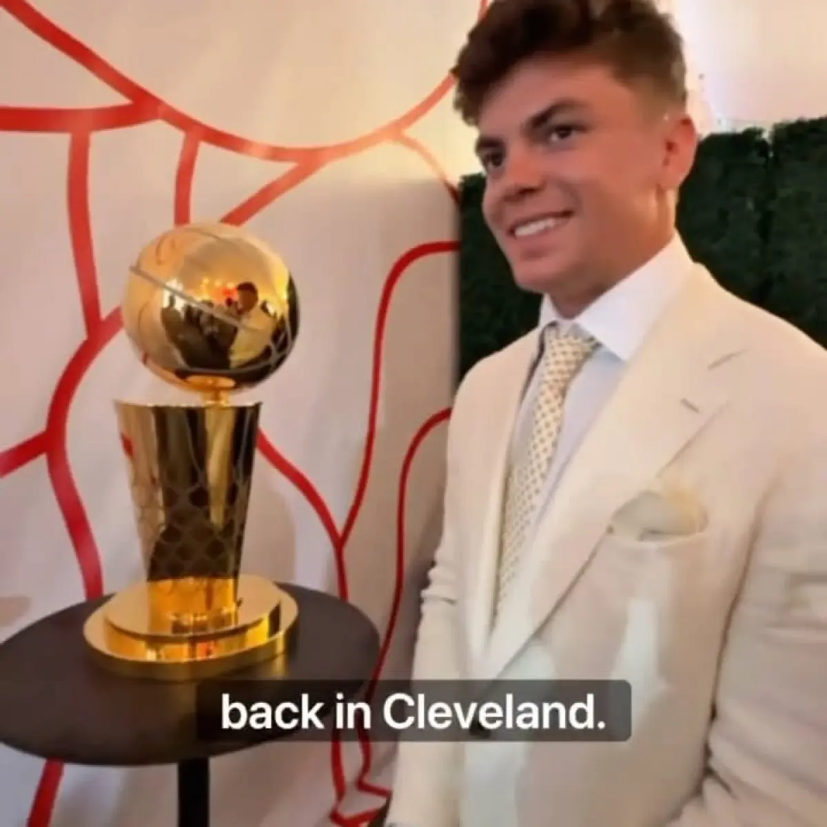Super Bowl Champion Cooper DeJean Honors NBA Legacy Cooper DeJean unveils a reflective moment with an iconic trophy, evoking sports memories now